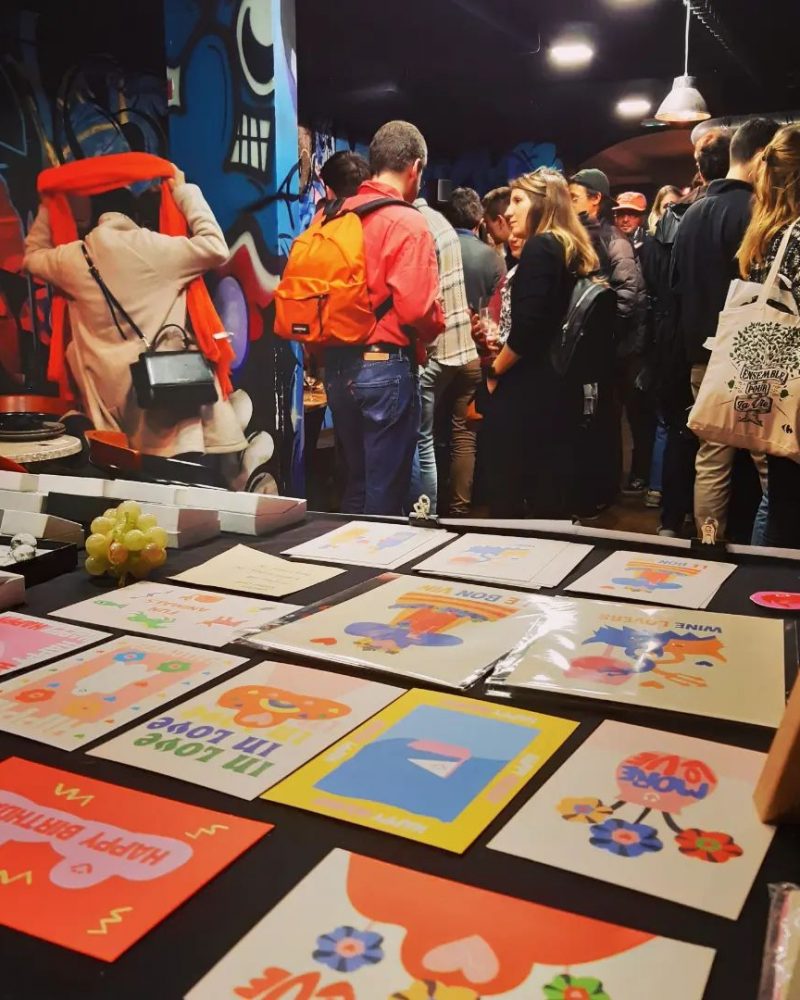 salon vin natre lyon vercoquin evv hill evvhill illustration affiche 2022